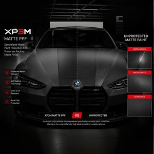 Película Protectora de Pintura para Automóviles XP3M TPU PPF de 7.5 Mil, Premium, Garantía de 5 Años, Antiamarilleo, Transparente Mate - Product Image 3