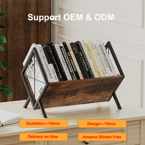 Soporte Moderno para Discos de Vinilo, Estante de Madera para Revistas, Librería, Exhibidor de CD para Colección de Álbumes de Vinilo, Decoración del Hogar - Product Image 1