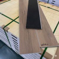 Revêtement de sol en vinyle SPC 4 mm, système de clic, imitation bois, pour appartement, taille personnalisée, vente en gros, revêtement de sol en PVC
