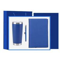 Coffrets cadeaux publicitaires personnalisés écologiques modernes pour entreprises, souvenirs d'entreprise, vente en gros, thermos, stylo, carnet