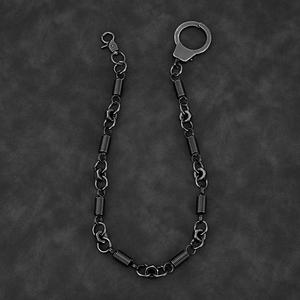 Gran oferta, cadena de cartera con esposas, Clip de pantalón Punk de enlace de resorte plateado para rebeldes, cadena de pantalón de Metal duradera - Product Image 4