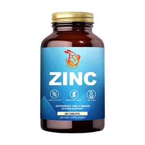 Tabletas de Zinc ODM OEM con Actividad Antioxidante que Pueden Apoyar un Sistema Inmunológico Saludable y una Piel Radiante - Product Image 1