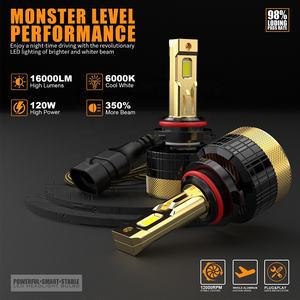 Offre Spéciale V27 16000lm 200w Faro LED Para Autos 9005 9006 <span class=keywords><strong>Ampoule</strong></span> <span class=keywords><strong>de</strong></span> phare à LED 9005 9006 Phares à LED Lumière pour voitures universelles - Product Image 3