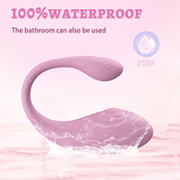 Oeuf vibrant en silicone liquide contrôlé par application, jouet sexuel portable, 10 modes de vibration, IPX7, articles intimes pour femmes, vente en gros OEM