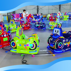 รถไฟรางเล็กแบบพกพาสำหรับงานรื่นเริง รถไฟไฟฟ้าเชิงพาณิชย์สำหรับเด็ก สวนสนุกสำหรับเด็ก - Product Image 3