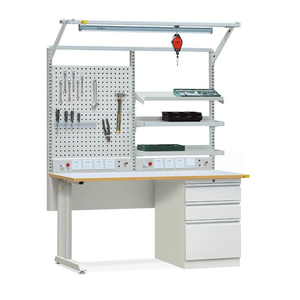 Table <span class=keywords><strong>de</strong></span> maintenance <span class=keywords><strong>de</strong></span> la chaîne <span class=keywords><strong>de</strong></span> montage <span class=keywords><strong>de</strong></span> l'armoire à outils Heavy-Duty Fitter avec lampe - Product Image 2