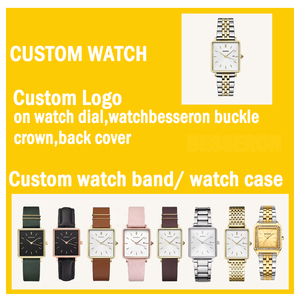 Fornitore Besseron Orologi <span class=keywords><strong>da</strong></span> Donna Personalizzati con Logo Privato <span class=keywords><strong>Orologio</strong></span> Bracciale Hip Hop in Acciaio Inox per Ufficio - Product Image 3