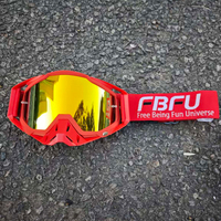 Lunettes de sport coupe-vent FBFU pour hommes en nylon/cachemire, avec lentilles de rechange HD détachables, accessoires pour lunettes de moto – Vente en gros