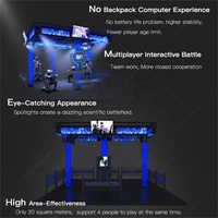 Plate-forme multijoueur VR Vs simulateur de tir au pistolet de combat équipement d'arcade 9D Vr cinéma machine de jeu de réalité virtuelle