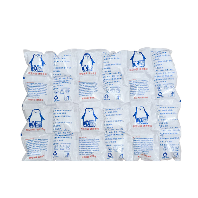 Disposable Ice Packs for Express Delivery Special Freezing Non Injection Self Absorbent Ice Packs for Food Preservation