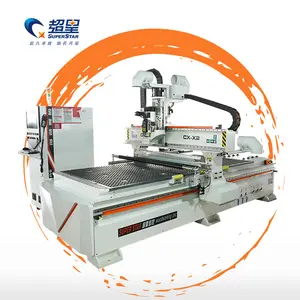 SUPERSTAR 1300*2500mm economical wood cutting atc cnc router cabinet making