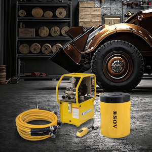 กระบอกไฮดรอลิกเหล็กแบบเดี่ยว ENERPAC รุ่น CLL-1502 150 ตัน พร้อมน็อตล็อคปรับได้ ของแท้ - Product Image 1