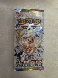 Pokemon TCG 17.5 Terastal Festival CSV95C Booster Box Cinese Semplificato Eevee Evolution Trading Card - Product Image 5