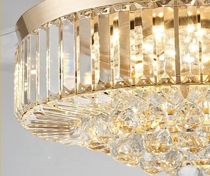 Lampadario a LED in Cristallo <span class=keywords><strong>con</strong></span> Ventilatore a Soffitto Invisibile e Musica Bluetooth - Product Image 2
