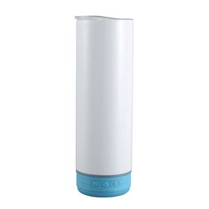 Gobelets isothermes droits en acier inoxydable à double paroi blancs de 20 oz avec haut-parleurs Bluetooth, chargement USB mini, intelligents, vierges, pour la maison et le bureau - Product Image 3