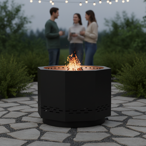 Nouvelle tendance : foyer extérieur multifonctionnel 3 <span class=keywords><strong>en</strong></span> 1, foyer à granulés, plaque <span class=keywords><strong>de</strong></span> cuisson, avec <span class=keywords><strong>sac</strong></span> <span class=keywords><strong>de</strong></span> transport - Product Image 4