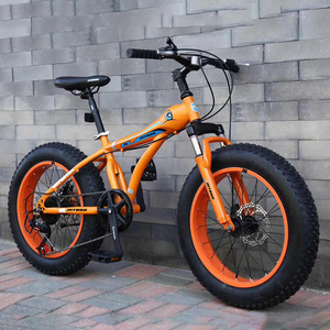 Mangusta uomo 21 velocità ingranaggi pieghevoli Beach Cruiser grasso pneumatico bicicletta freno a disco pedale in acciaio materiale forcella ciclismo vendita - Product Image 2