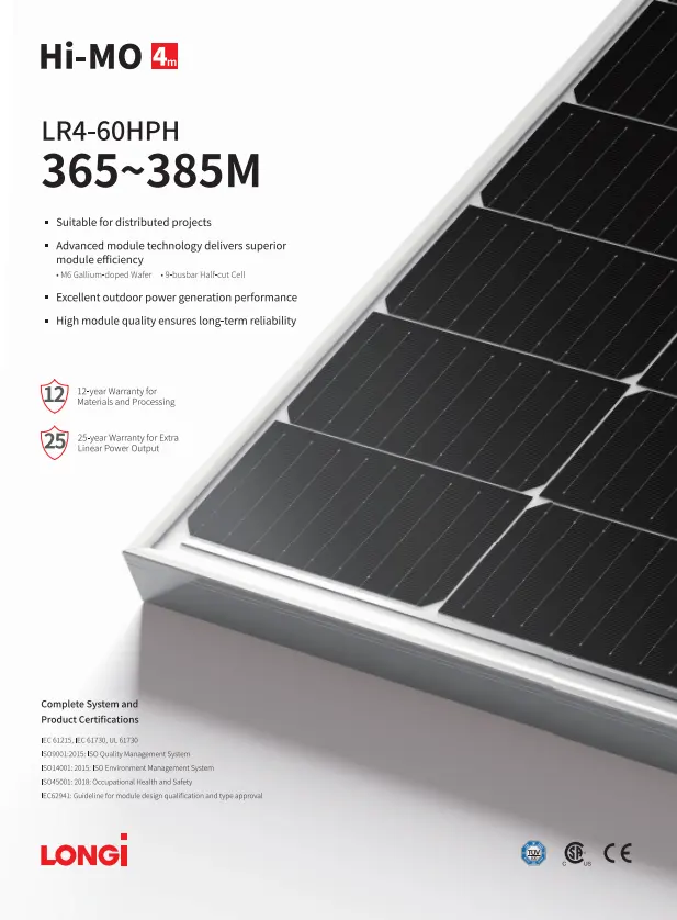 Top Brand Longi Solar Panel Half Cell 370w 375w 380w 385w Home Pv Solar Panel Monocrystalline 365w Chinese Supplier