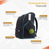 Sac à dos de pickleball imperméable grande capacité pour hommes ou femmes avec compartiment à chaussures