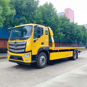 Camión Grúa de Plataforma Plana Foton de 8 y 10 Toneladas, Listo para Enviar, Camión de Remolque de Plataforma Deslizante de 8t, Precio de Fábrica - Product Image 2