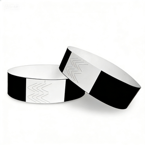 Bracelets jetables personnalisés en PVC imperméable, multicolores, à large surface, conception OEM, MOQ 10 pièces, pour événements promotionnels et nouveautés - Product Image 5