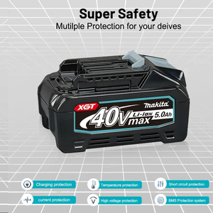 MAKITA 40V 5.0AH 21700 대용량 배터리 고속 충전 MAKITA 40V XGT 시리즈 도구와 호환 가능 - Product Image 2