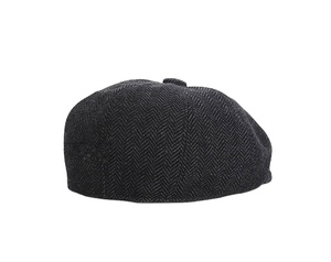 Gorro de lona con estampado de rayas para niños, estilo Ivy, para otoño e invierno, gorra de niño para un look moderno y cálido. - Product Image 5