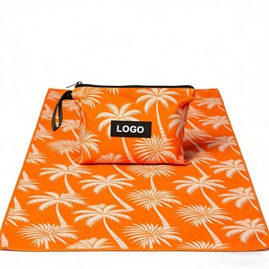 Toalla de Viaje de Microfibra de Lujo, Plegable, de Secado Rápido, con Bolsa, para Playa, Venta al Por Mayor - Product Image 4
