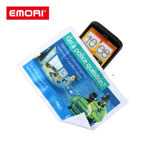 Chiffon de nettoyage en microfibre Offre Spéciale Logo personnalisé Eco Soft RPET Chiffon d'essuyage pour lunettes Échantillon gratuit OEM - Product Image 3