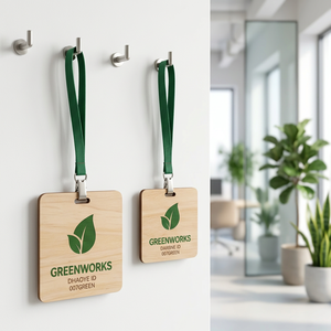 การ์ดเข้าออก RFID ไม้ Greenworks NTAG215 13.56 MHz สำหรับระบบควบคุมการเข้าออก - Product Image 1