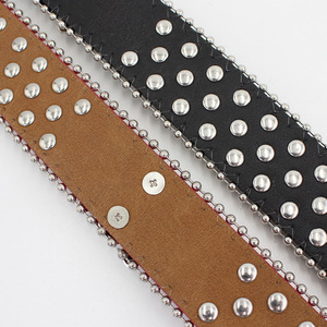 Lüks taklidi tasarımcı elmas akrilik kristal parlak moda benzersiz tasarım kafatası kemer Lady için - Product Image 4