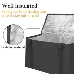 Rộng rãi tổ chức 20L xách tay có thể gập lại nhiệt cách điện giao hàng thực phẩm băng Tủ đông mát ngoài trời Túi lạnh - Product Image 4