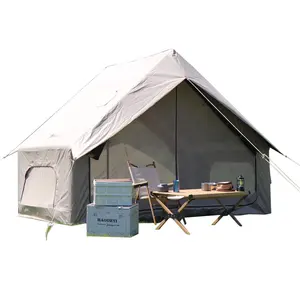 QX专业设计户外6 9 12平方米房屋充气野营帐篷