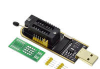 Module programmeur USB CH341A pour EEPROM Flash BIOS série 24 25 + pince de test SOIC8 SOP8 pour EEPROM 93CXX / 25CXX / 24CXX