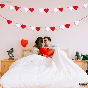 Décorations en feutre personnalisées de style européen moderne vintage à prix réduit, très demandées pour la Saint-Valentin et les mariages - Product Image 3