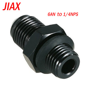 Raccord de tuyau de refroidisseur d'huile en aluminium An6 1 4 Nps pour mise à niveau de voiture 350 400 700R 4L60E, noir - Product Image 3