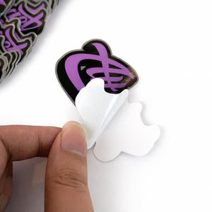 Custom Die Cut Label Sticker with Logo Shape <b>Adhesive</b> Waterproof Outdoor <b>Vinyl</b> Decal for Branding - Product Image 2