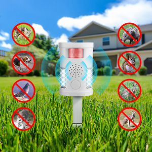 Répulsif Ultrasonique OEM pour Animaux <span class=keywords><strong>d</strong></span>'Extérieur avec <span class=keywords><strong>D</strong></span>étecteur de Mouvement – Anti-Chien, Anti-<span class=keywords><strong>Chat</strong></span>, Anti-Oiseaux – Idéal pour l'<span class=keywords><strong>Été</strong></span> et l'Utilisation à la Ferme - Product Image 1