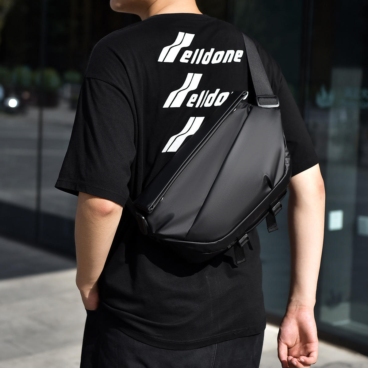 Black upgraded magnetic buckle