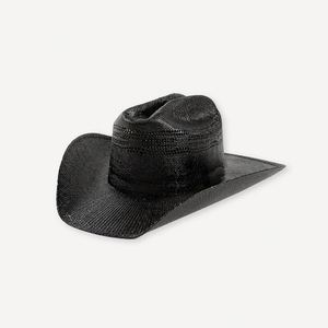 Wholesale Custom Black Western Cowboy Raffia <b>Straw</b> <b>Hat</b> Wide Brim Luxury High Quality Casual Fishing Travel Unisex Daily Outdoor - Product Image 4