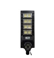 Caméra solaire LED tout-en-un en silicium monocristallin pour éclairage routier extérieur, en plastique ABS noir, avec détecteur de mouvement, IP67, garantie 3 ans