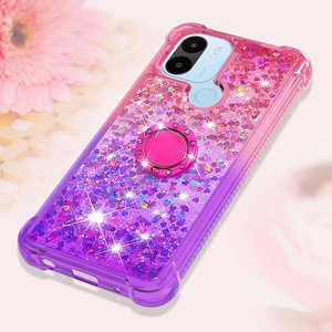 Custodia Bling sabbie mobili per Xiaomi 12 Ultra 12S <span class=keywords><strong>POCO</strong></span> <span class=keywords><strong>C40</strong></span> 12T Pro 12 Lite Redmi A1 2022 anello antiurto liquido gradiente TPU - Product Image 6