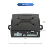 EASYGUARD Alarme de voiture universelle EC003 DC12V avec entrée sans clé passive PKE et démarreur à distance