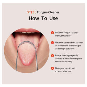 <span class=keywords><strong>Limpiador</strong></span> más barato <span class=keywords><strong>de</strong></span> alta calidad, raspador <span class=keywords><strong>de</strong></span> <span class=keywords><strong>lengua</strong></span> <span class=keywords><strong>de</strong></span> acero inoxidable, cuidado bucal, barredora <span class=keywords><strong>de</strong></span> mal aliento, herramienta <span class=keywords><strong>de</strong></span> salud - Product Image 4