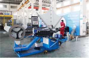 ماكينة <span class=keywords><strong>Spiro</strong></span> لقناة الهواء الدائرية اللولبية Plc ، ماكينة تشكيل الأنابيب اللولبية لغرض التكييف - Product Image 6