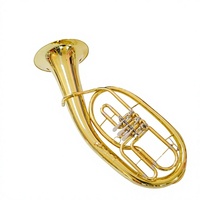 Vente en gros de trompes ténor à trois valves en Si bémol, trompes barytons à quatre valves, tubas et sousaphones pour les performances de bandes musicales
