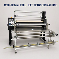 Machine de transfert thermique à rouleaux électrique 1200 mm pour impression par sublimation sur tissu, textile, vêtements, rideaux, personnalisable