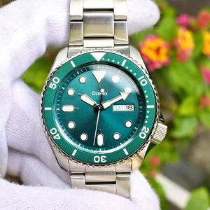 Montre <span class=keywords><strong>Seiko</strong></span> 5 pour Hommes Luxe Acier Inoxydable Étanche Lumineuse Sport Mécanique <span class=keywords><strong>Mouvement</strong></span> <span class=keywords><strong>4R36</strong></span> Verre Saphir - Product Image 5