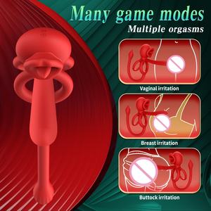 Ensemble de vibrateurs puissants 3-<span class=keywords><strong>en</strong></span>-1 pour couples avec stimulateur anal, anneau pénien et télécommande pour une stimulation simultanée et une intimité accrue - Product Image 5