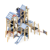 Équipement de terrain de jeu extérieur pour enfants à bas prix, grand parc de divertissement pour enfants, parc de jeux pour enfants avec toboggan